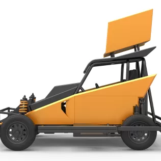 New Zealand Ministock car Version 2 Scale 1:25 - Model thumbnail 9