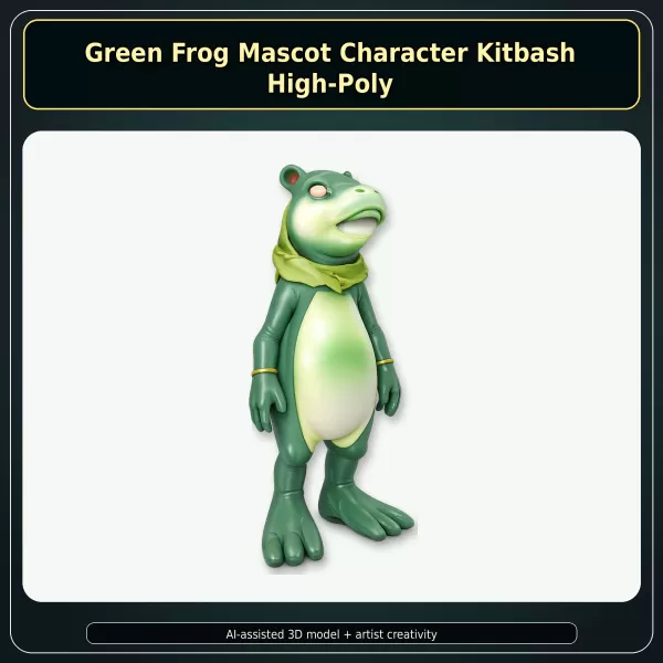 Anthro Animal Character Collection – Adventure Mascot Kitbash - Model preview 16