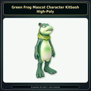 Anthro Animal Character Collection – Adventure Mascot Kitbash - Model thumbnail 16