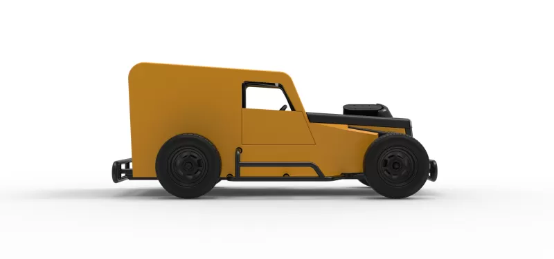 Dwarf car Scale 1:25 - Model preview 22