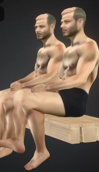 Zwei männer - Model preview 2