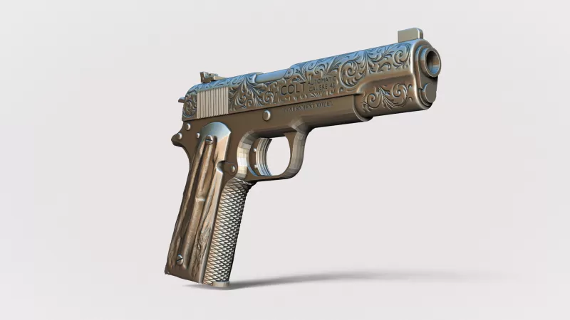 Colt 1911 (Al Capone Style) #RoZ - Model preview 1
