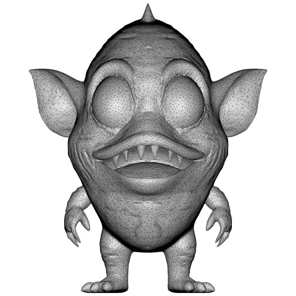 Sea Goblin Monsters – 10 High-Poly Kitbash Creature Pack - Model preview 11