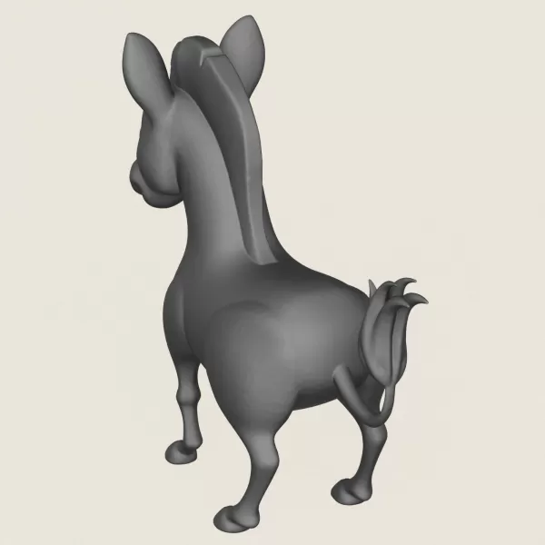 Zebra Toy Print Ready 3D Model - Model preview 5
