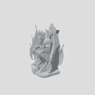 Monster throne - Model thumbnail 2