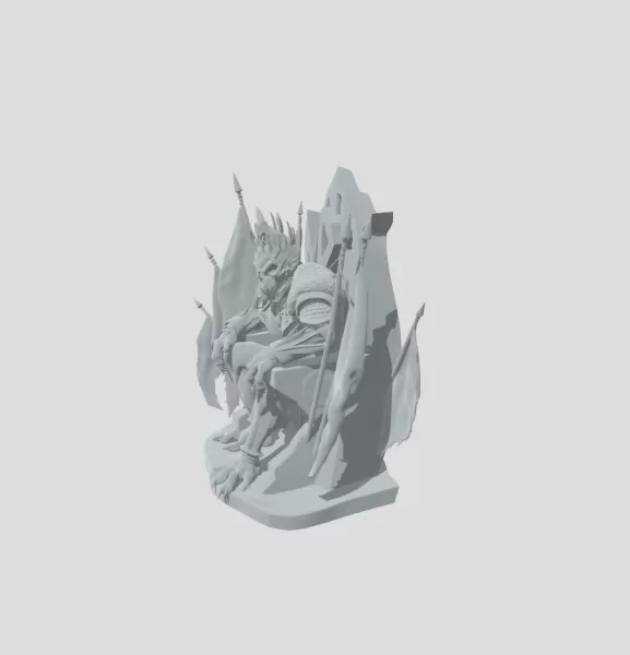 Monster throne - Model preview 2