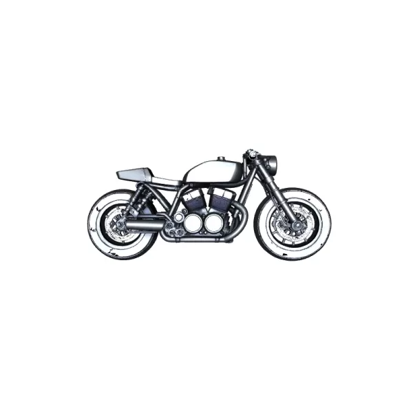 Motorcycle Bike Toy Model Design STL Files - Model preview 3