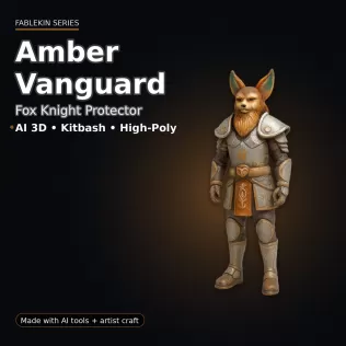 Fablekin Guardians — Character Pack (10 Stylized Heroes) - Model thumbnail 6