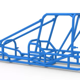 Frame of Dirt Silver Crown Champ car Scale 1:25 - Model thumbnail 9