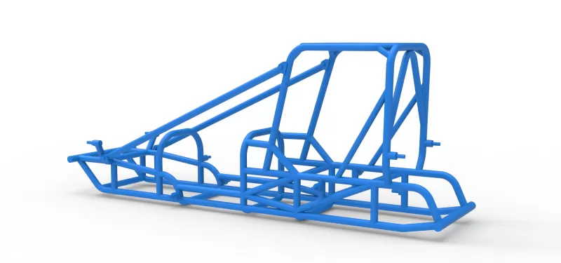Frame of Dirt Silver Crown Champ car Scale 1:25 - Model preview 9