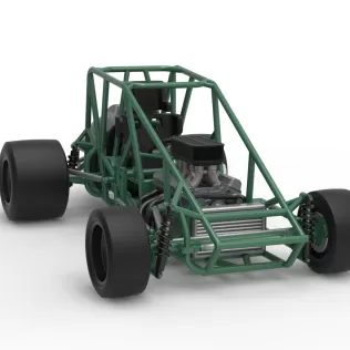 Pavement Silver Crown Car Base Scale 1:25 - Model thumbnail 26