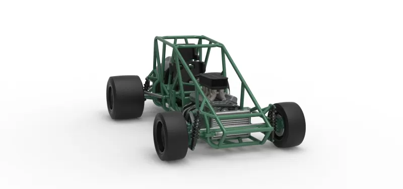 Pavement Silver Crown Car Base Scale 1:25 - Model preview 26