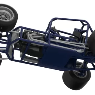 Pavement Silver Crown Car Base Version 2 Scale 1:25 - Model thumbnail 3