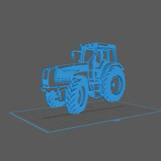 Tractor - Valtra Valmet Wall Art - Model thumbnail 1