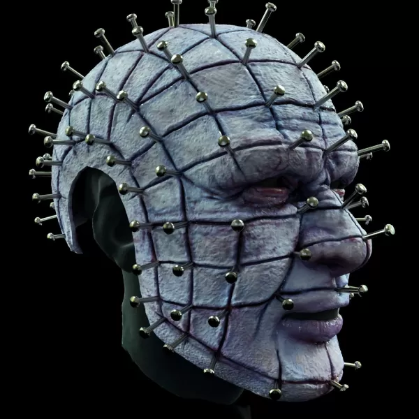 Pinhead Hellraiser mask - Model preview 3