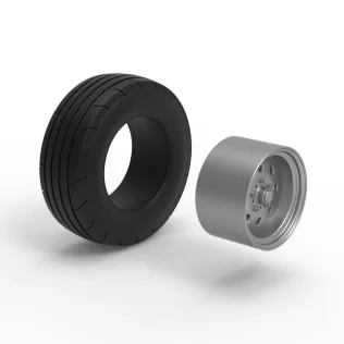 Front tractor wheel Version 4 Scale 1:25 - Model thumbnail 9