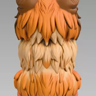 Cute Dog STL File – 3D Printable Valentine Figurine - Model thumbnail 4