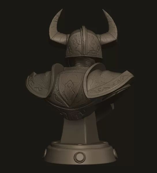 Runic Guardian bust 1/10 - Model preview 2