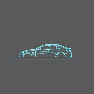 Alfa Romeo - Giulia Q4 Wall Art