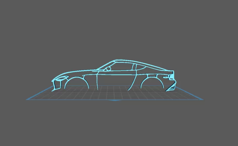 Nissan - Z Wall Art - Model preview 2