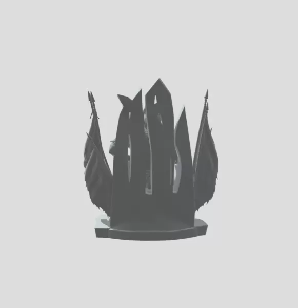 Monster throne - Model preview 3