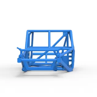Frame of Vintage Asphalt Modified stock car Version 3 Scale 1:25 - Model thumbnail 5