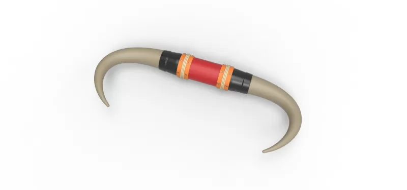 Bull horns for car ot truck Version 4 Scale 1:25 - Model preview 1