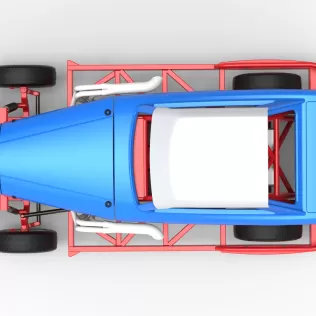 New Zealand Vintage Stock car Scale 1:25 - Model thumbnail 11