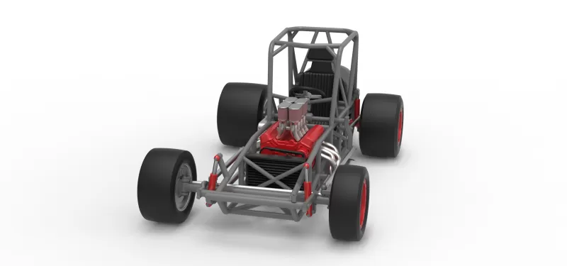 Vintage Pavement Silver Crown Car Base Scale 1:25 - Model preview 5