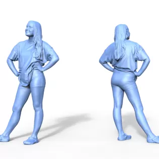 Figure for ship model passenger girl