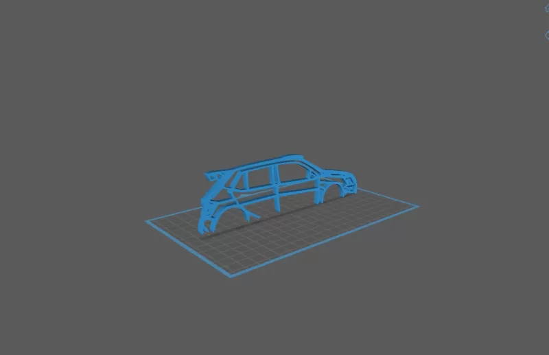 Skoda - Fabia R5 22 Wall Art - Model preview 1