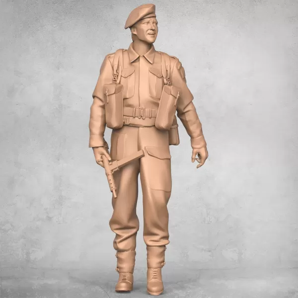 Happy Army Soldier - Model preview 1