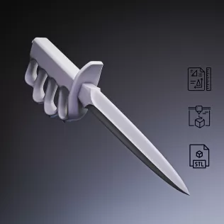 Trench Knife #RoZ - Model thumbnail 5