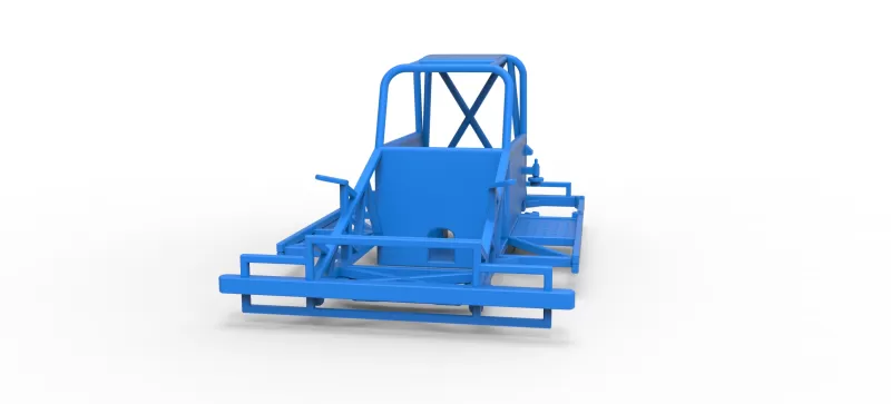 Frame of New Zealand Ministock car Version 3 Scale 1:25 - Model preview 4