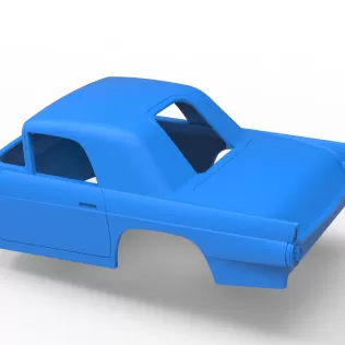 Shell of Vintage front engine dragster Version 6 Scale 1:25 - Model thumbnail 10