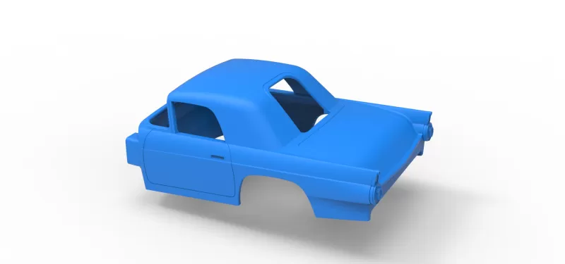 Shell of Vintage front engine dragster Version 6 Scale 1:25 - Model preview 10