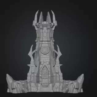 Shadowspire Arcane Tower STL File for 3D Print - Model thumbnail 13