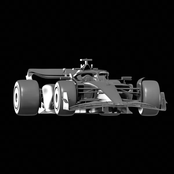 2023 Ferrari Formula 1 Car SF-23 STL File for 3D Printing - Model preview 2