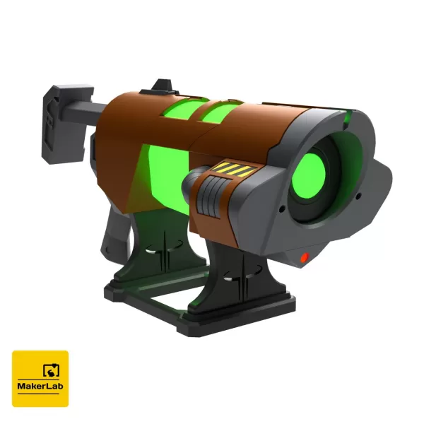 Railgun - Quake III Arena - Printable 3d model - STL files - Model preview 5