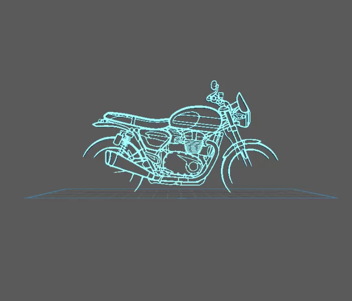 Triumph - Speed Twin Wall Art - Model preview 1
