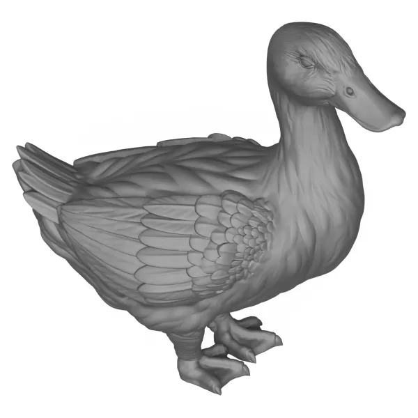 3D Printable Duck Bird - Model preview 3