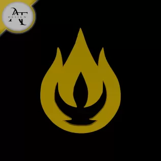 Simple Flame Symbol - 2D Art