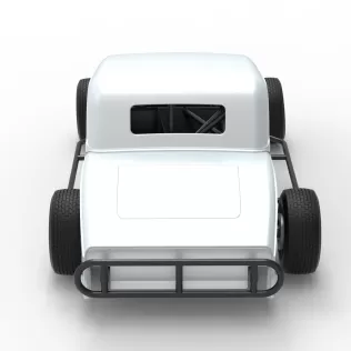 Canadian vintage modified stock car Scale 1:25 - Model thumbnail 17