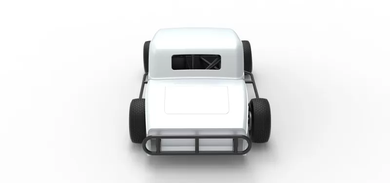 Canadian vintage modified stock car Scale 1:25 - Model preview 17