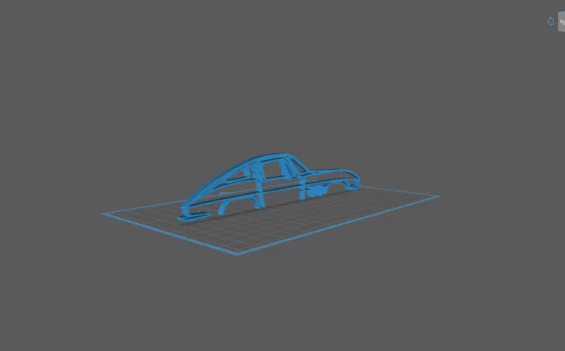 Chevrolet - Corvette Stringray Wall Art - Model preview 1