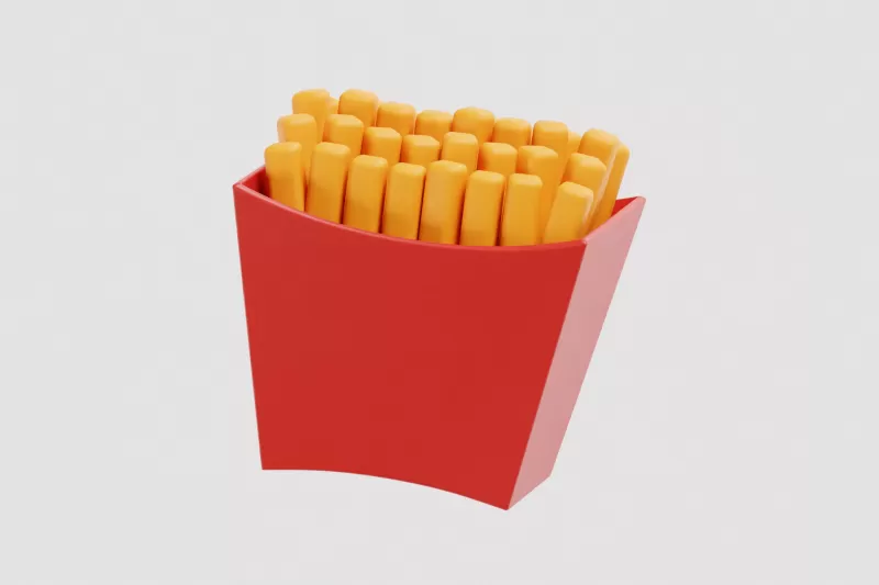 French Fries - Model preview 6