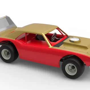 Vintage Semi-Late Model Stock Car Scale 1:25 - Model thumbnail 24