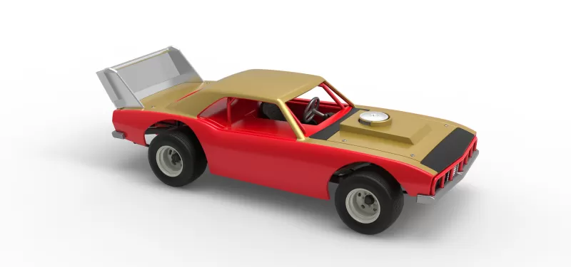 Vintage Semi-Late Model Stock Car Scale 1:25 - Model preview 24
