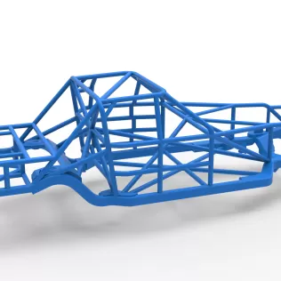 Frame of IMCA Stock car Scale 1:25 - Model thumbnail 13