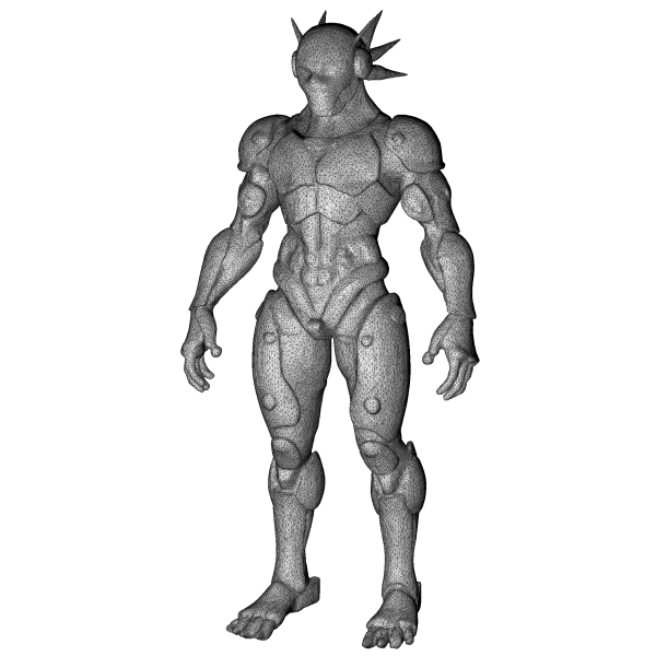 Kitbash Heroes — Fantasy + Sci-Fi High-Poly Character Pack - Model preview 5